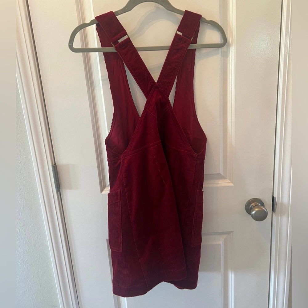 Free People Red Corduroy Dress - Picture 5 of 7